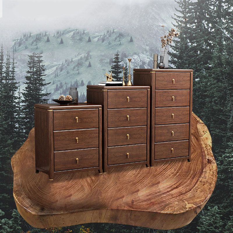 15.6-inch American Traditional Dresser Solid Wood Storage Chest Dresser