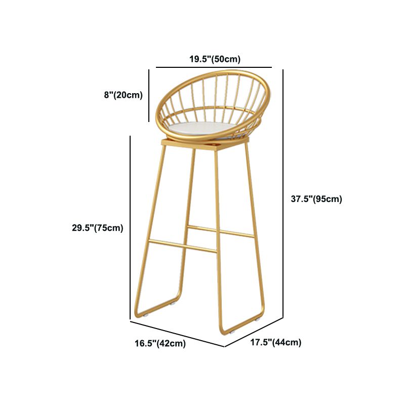 Glam Rectangle Bar Pub Table Set 1/2/5/9 Pieces White and Gold Counter Set