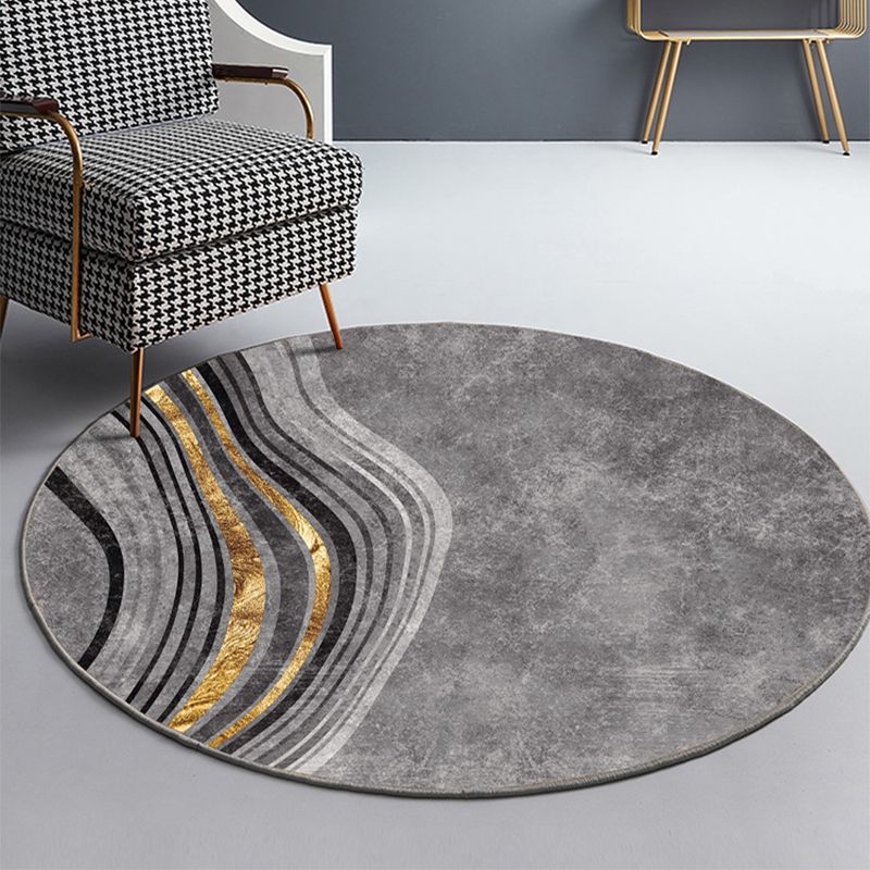 Formeel kleurblok Tapijt tapijt multi-gekleurde polystergebied Rug niet-slip huisdiervriendelijk wasbaar wasbaar binnenvleed voor salon