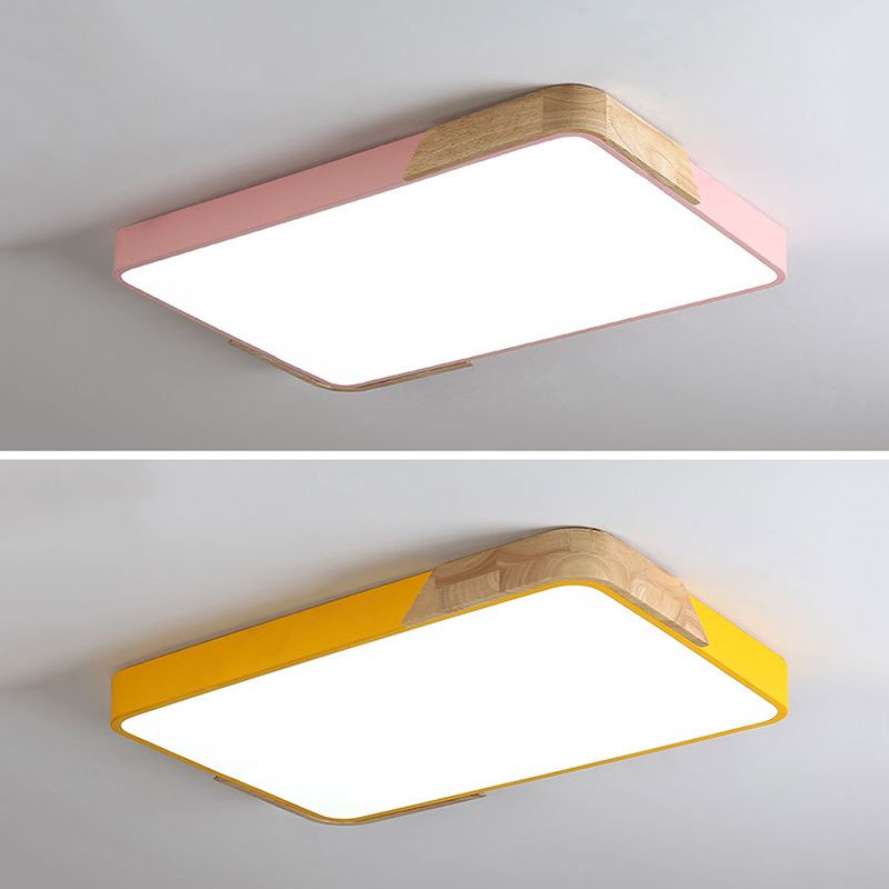 Moderne stijl 1-lichts inbouwarmaturen Geometrische acryl inbouwplafondlamp
