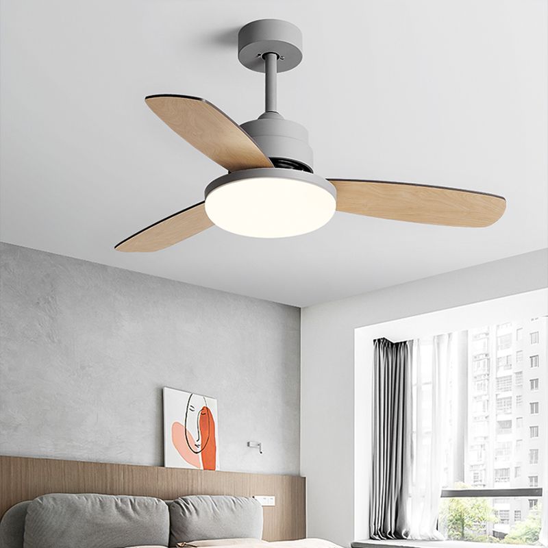 Unique Shape Ceiling Fan Lighting Kids Style Metal Single Light Ceiling Fan Lamp