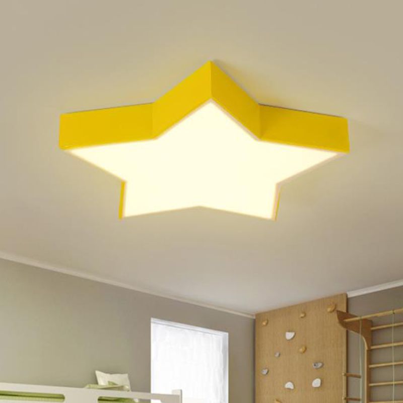 Plafonnier LED Simplicity Star en acrylique pour chambre d'enfant