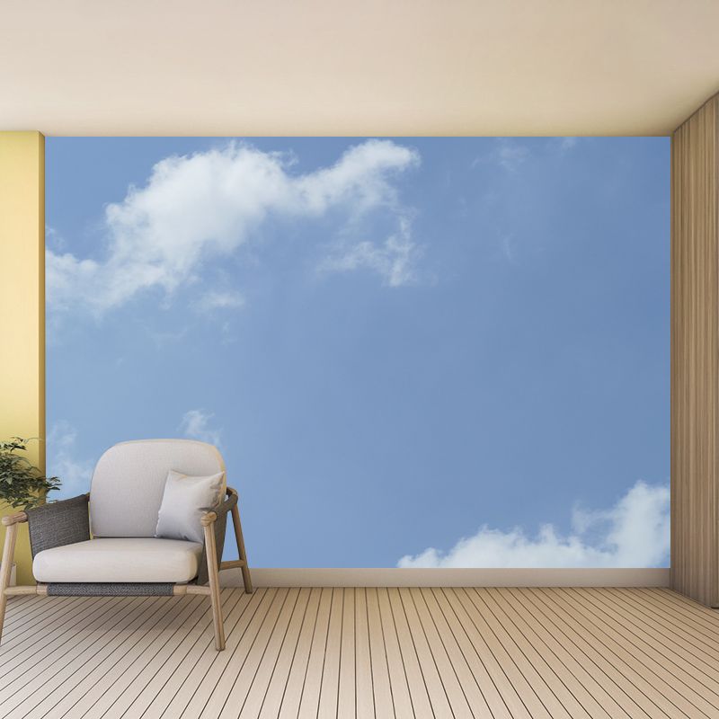 Sky Modern Living Room Corridor Indoor Wall Decor Water Resistant Mural