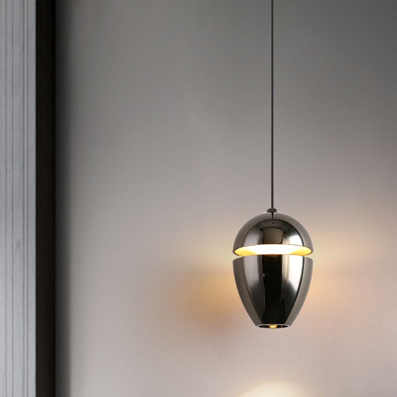 Postmodern Metal Pendant Light Aluminum LED Suspension Light for Bedside