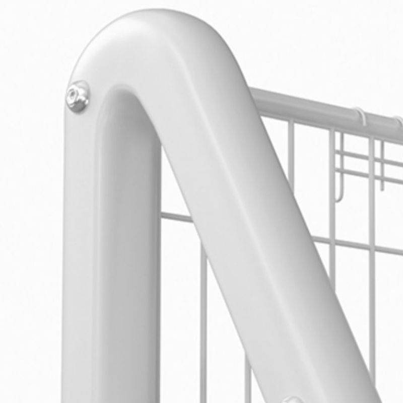 Metal Closed Back Bookshelf Standard Shelves Included Bookcase for Study Room