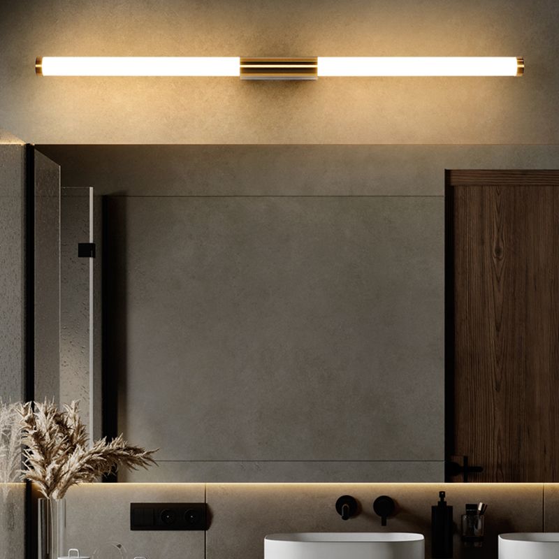Tube metalen wand gemonteerd licht Simplicity Style LED goudzwart wandlamp armatuur
