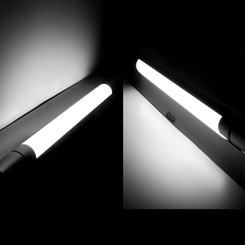 Simplicité Mur Linear Éclairage en métal Métal LED CHAMBRE LAMPE LAMPE DANS CHROME