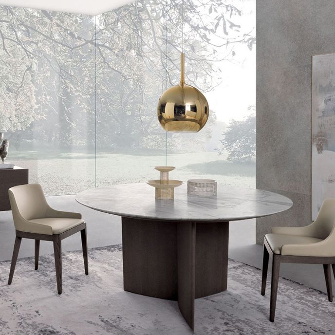 Faux Leather and Solid Wood Dining and Accent Chairs for Dining Room
