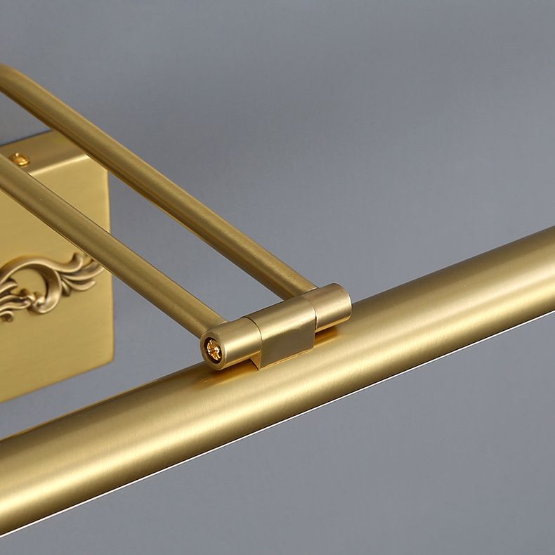 Dünn line metallwandmontierte Lichter moderne Wandbeleuchtungsideen für Badezimmer