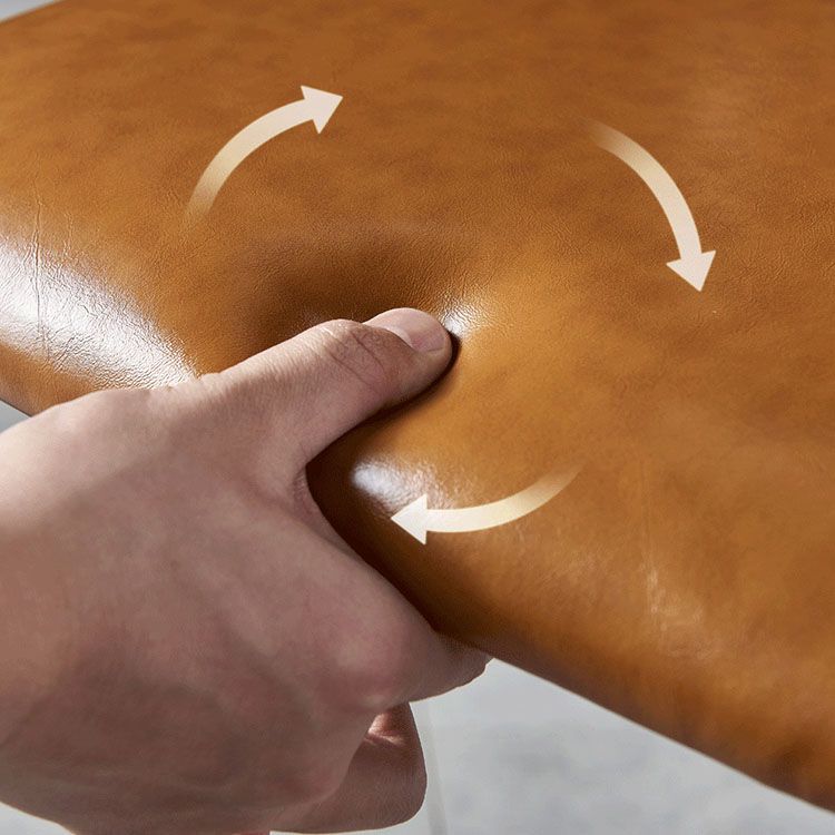 Sillas de comedor de estilo nórdico, sillas apilables sin brazos con respaldo abierto y patas de metal