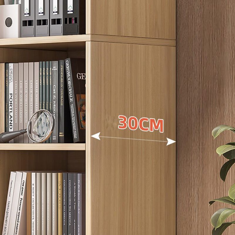 Urban Closed Back Shelf Bookcase Engineered Wood Book Shelf for Study Room