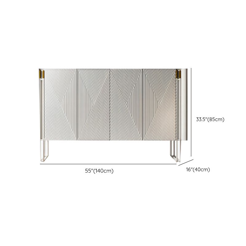 Modern and Contemporary Sideboard Stone Dining Buffet with Cabinets