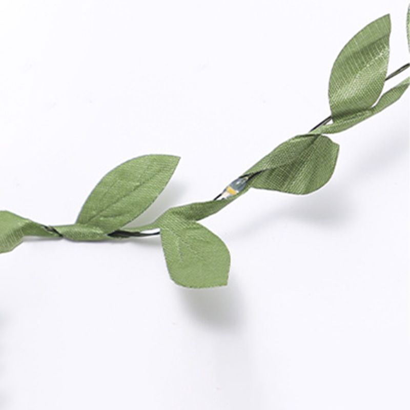 Green Vine String Lamp Nordic Plastic LED Indoor Lighting for Decoration