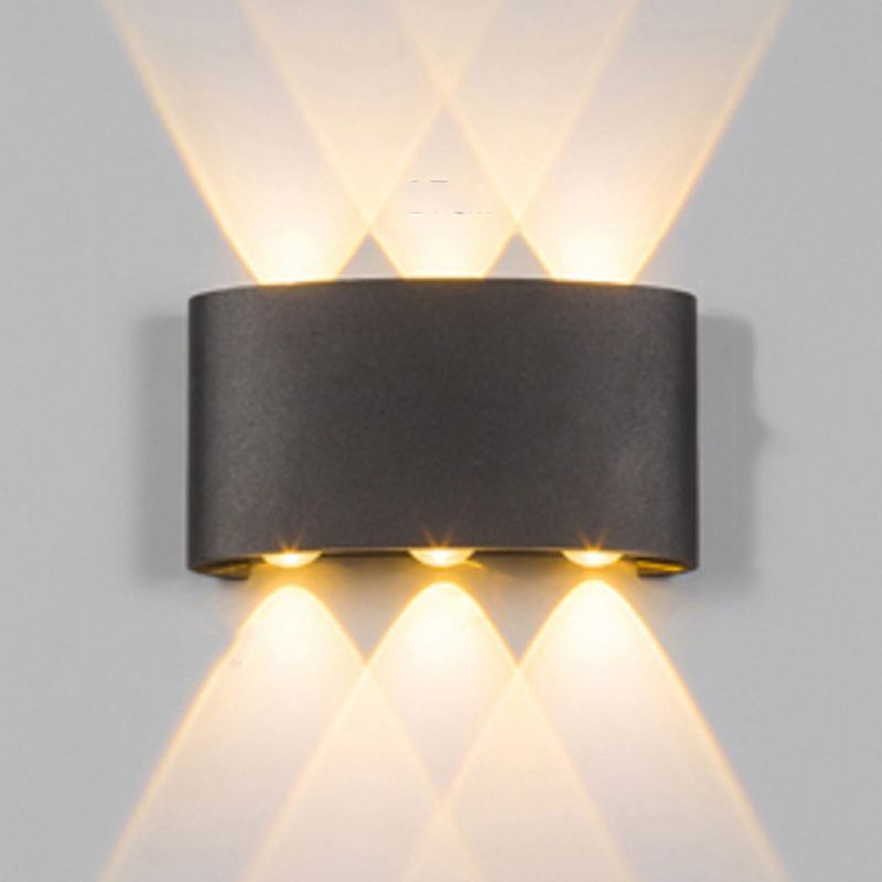 Nordic Style Iron Wall Light Modern Waterproof LED Wall Lamp for Corridor