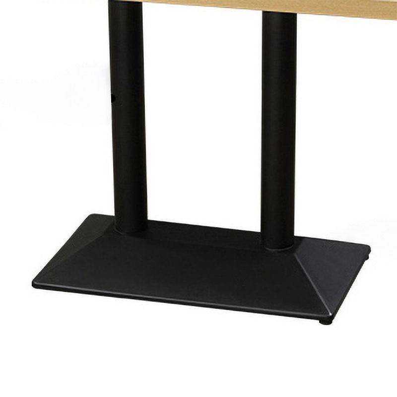Industrial Dining Room Table Home Kitchen Dinner Furniture with Metal Base