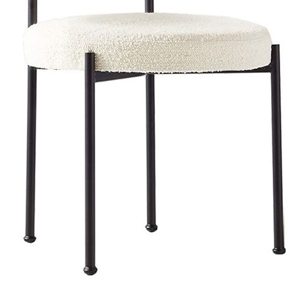 Open Back Dining Chair Designer Style Home Velvet Side Chair