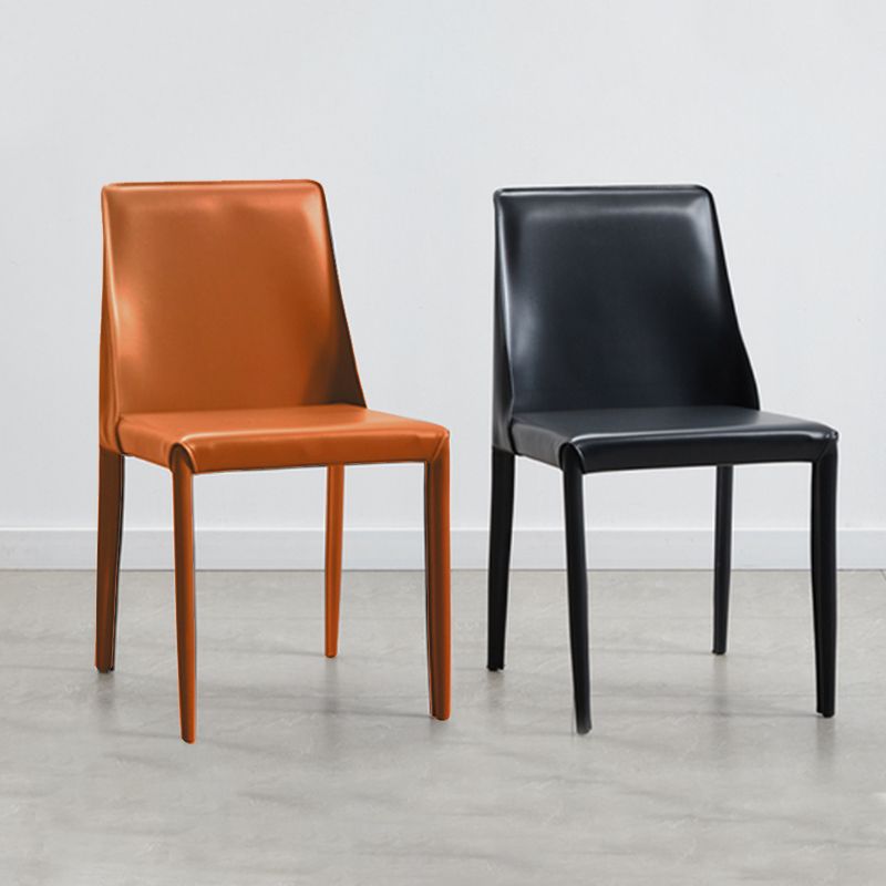 Contemporary Dining Room Chair Faux Leather Dining Chair for Home