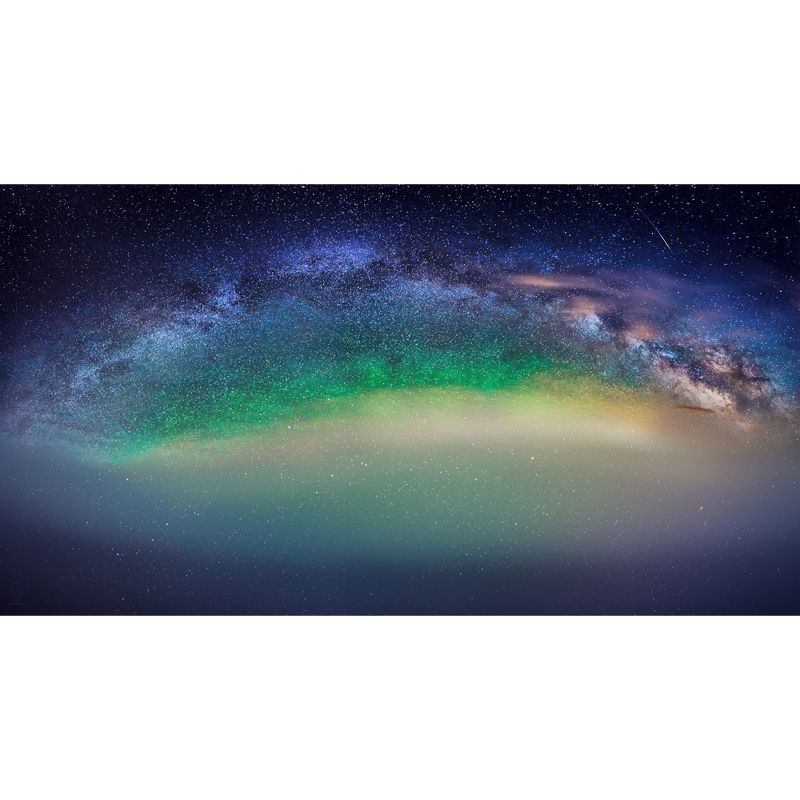 Enchanting Milky Way Mural Wallpaper for Home Arch Aurora Wall Decor, Custom Made