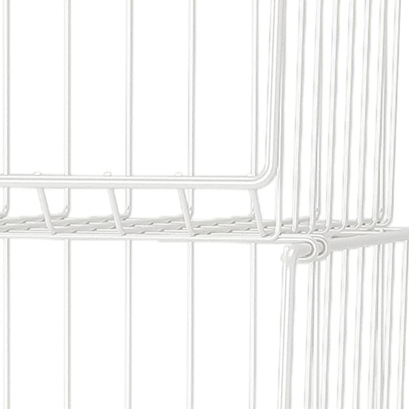 Contemporary Style Geometric Bookcase Metal Closed Back Bookcase