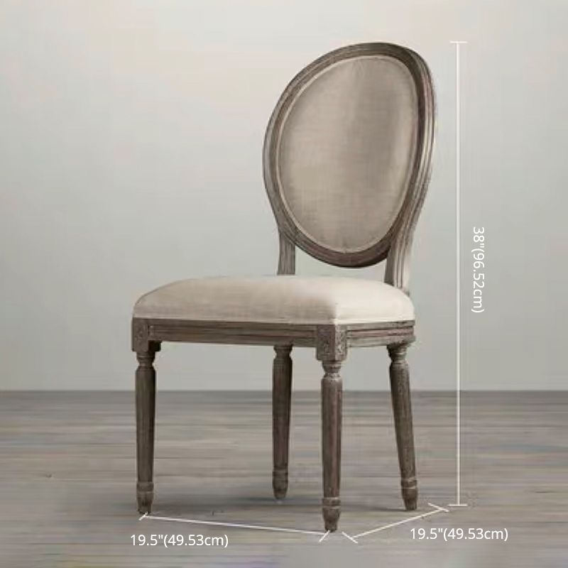 Farmhouse Style Fixed Solid Wood Dining Room Table with 4 Solid Wood Legs Kitchen Dining Set