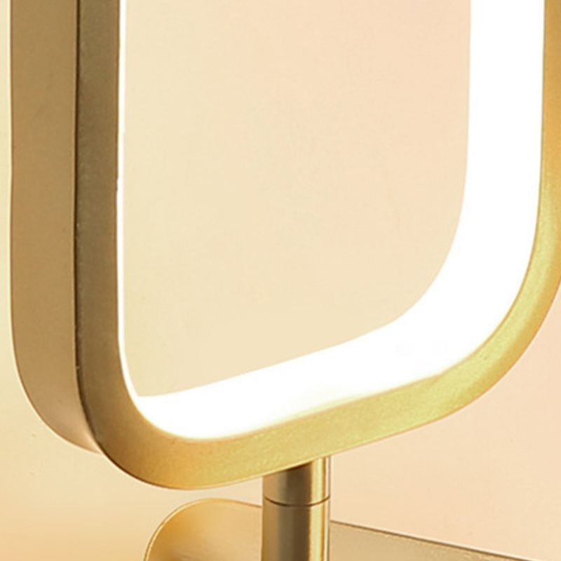 Modern Style Metal Wall Light Geometric Shape LED Wall Sconce for Bedroom