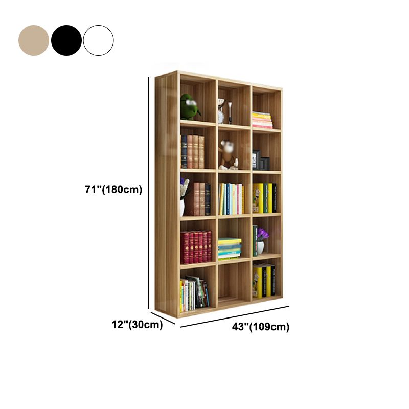 Manufactured Wood Standard Bookshelf Scandinavian Bookshelf for Study Room