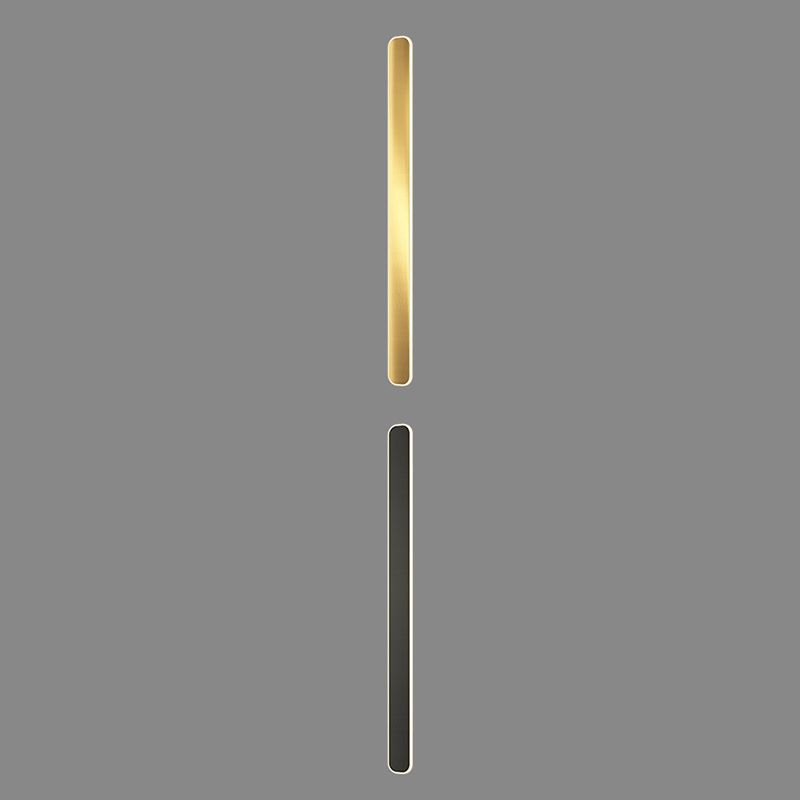 Modern Metal Wall Sconce Rectangle Shape Wall Light with Acrylic Shade for Bedroom