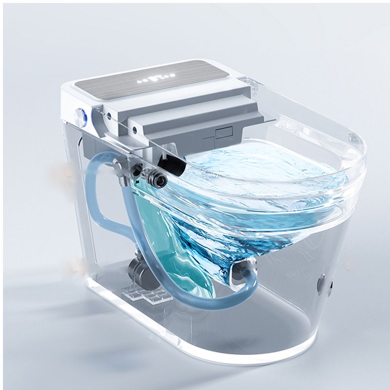 Contemporary Siphon Jet Ceramic Toilet Bowl One Piece Urine Toilet with Seat