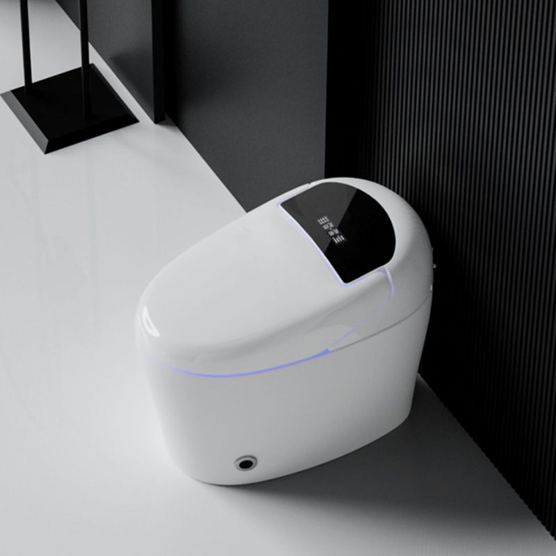 Modern Ceramic Flush Toilet White Urine Toilet with Heated Seat for Washroom
