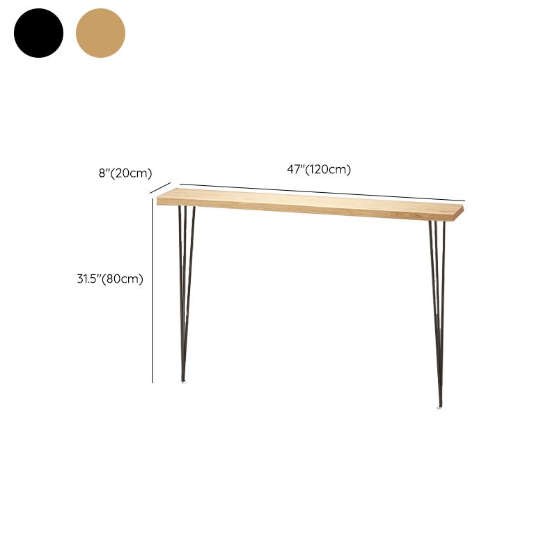 Rectangle Shape Contemporary Console Table Natural Console Sofa Table