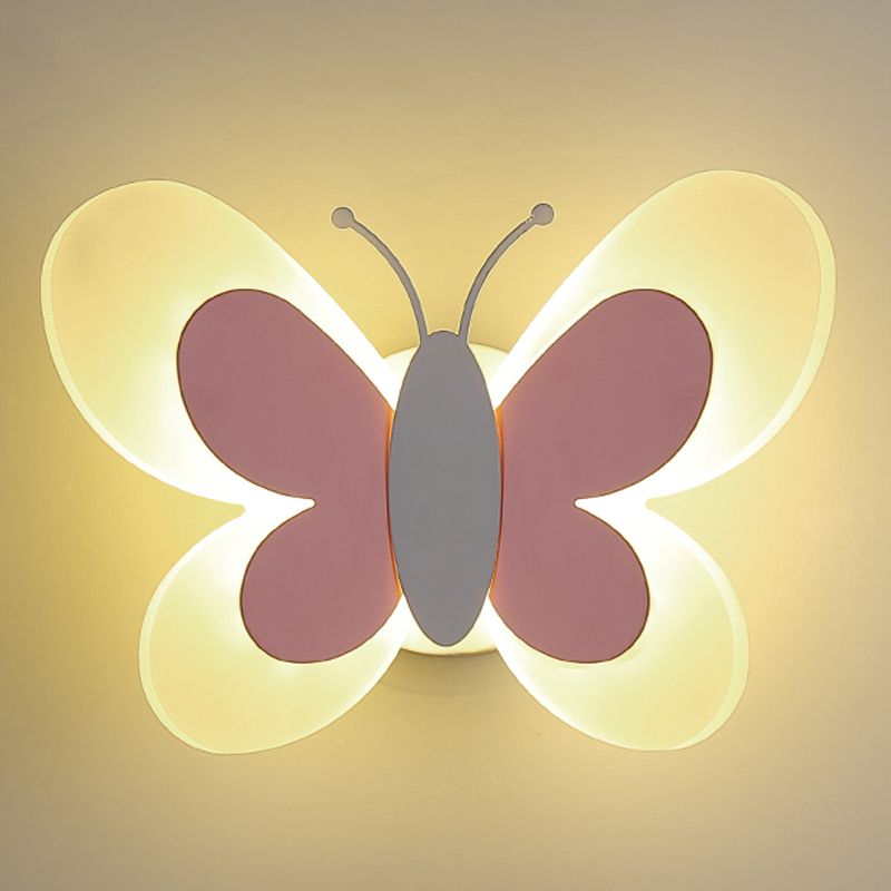 Occompa unica sfumatura in metallo sconce kid in stile 1 luce montata a parete