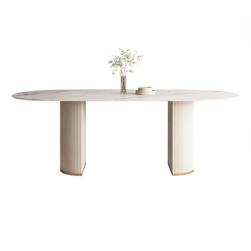 Contemporary 1/4/5/7 Pieces Dining Set Oval Dining Room Table Set