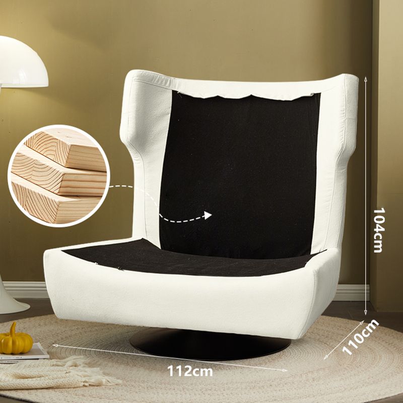 Faux Leather Recliner Solid Color Standard Recliner Chair with Tufted Back