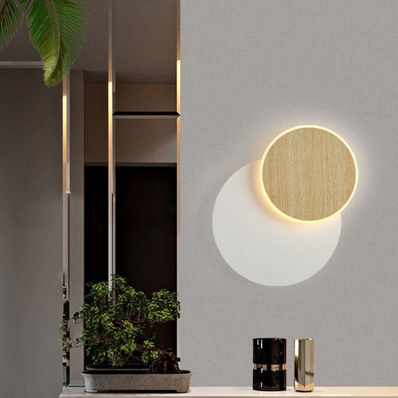 Geometric Wall Lighting Modern Style Wood Wall Lighting Ideas