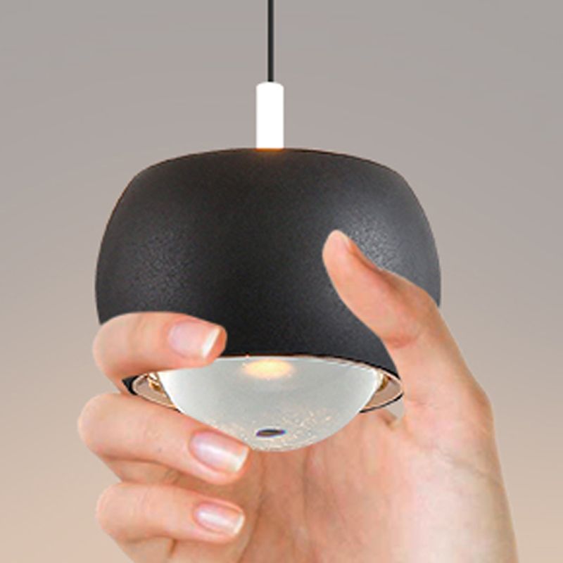 Forme ronde Metal Hanging Light Moderne 1 lumière suspendue à la lumière Light