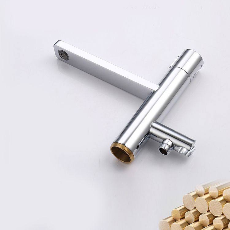 Floor Mounted Metal Freestanding Tub Filler High Arc Freestanding Bathtub Faucet