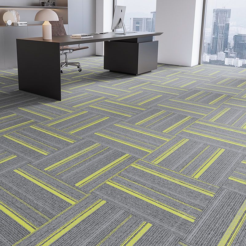 Modern Carpet Tiles Self Adhesive Multi Level Loop Fire Resistant Carpet Tile