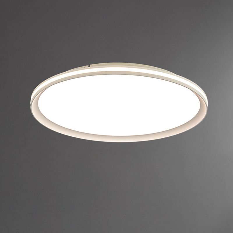 Minimalism LED Flush Mount Ultra-Slim Ceiling Light Fixture for Bedroom