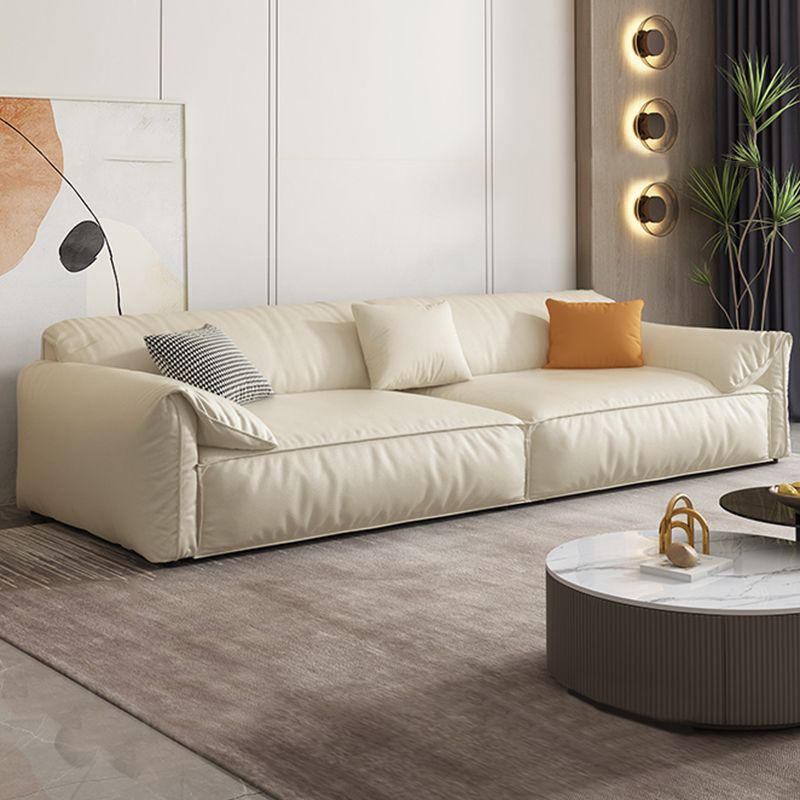 Stain Resistant Stationary Living Room Pillow Top Arm Standard Sofa