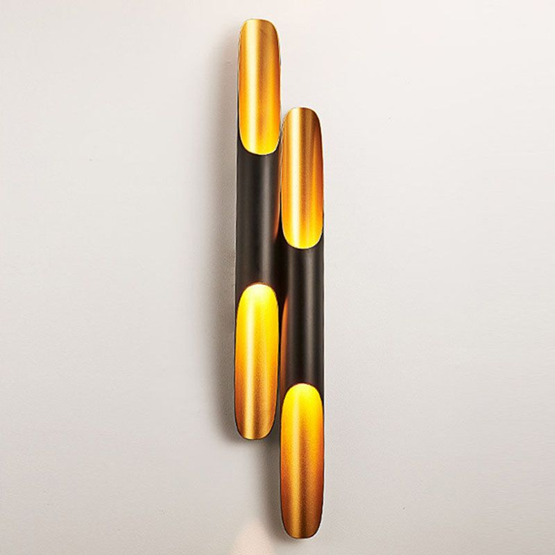 Moderne einfache lineare Wandmontage 1-Licht-Aluminiumwandlampe für Wohnzimmer