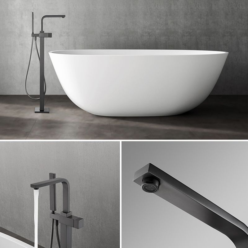 Modern Freestanding Tub Filler Trim Copper Freestanding Tub Fillers