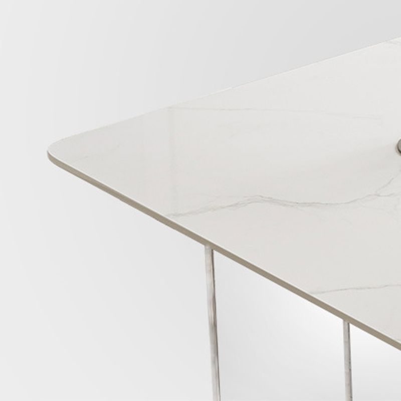 Contemporary Rectangle Table Sintered Stone Table for Home Use