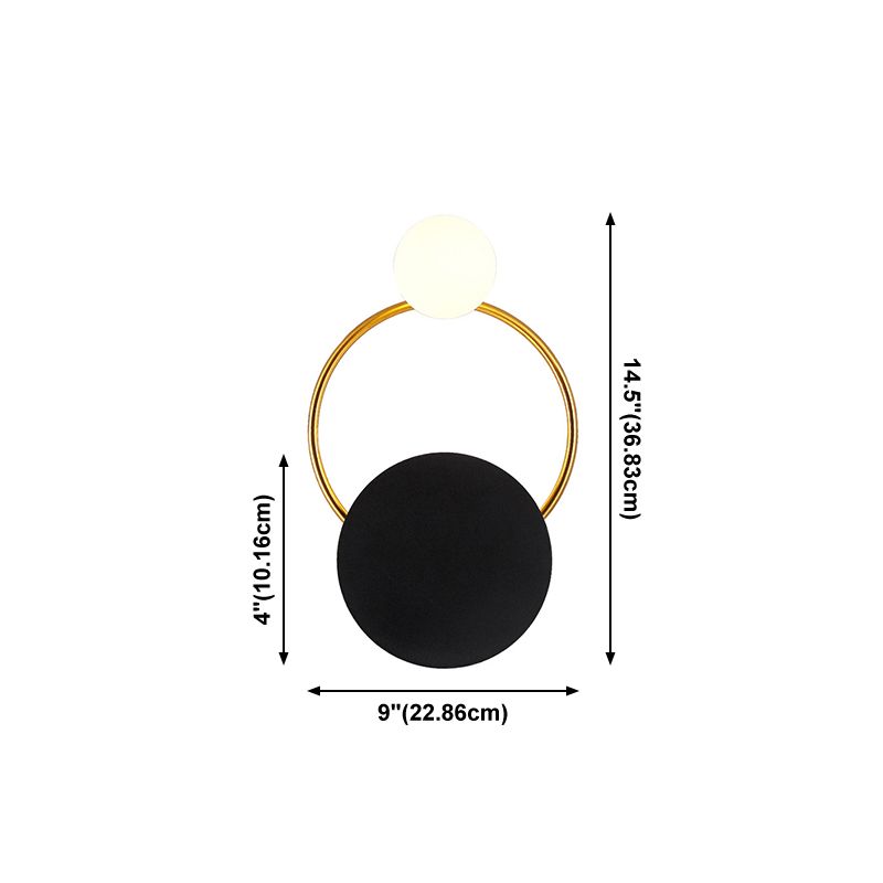 Wohnzimmer Wandleuchte postmoderne Metallglas 2 Kopfleuchte Leuchte montierte Leuchte