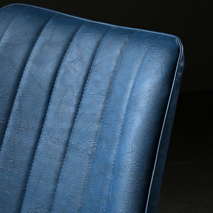 Contemporary Style Dining Chairs Dining Armless Side Chairs with Metal Legs