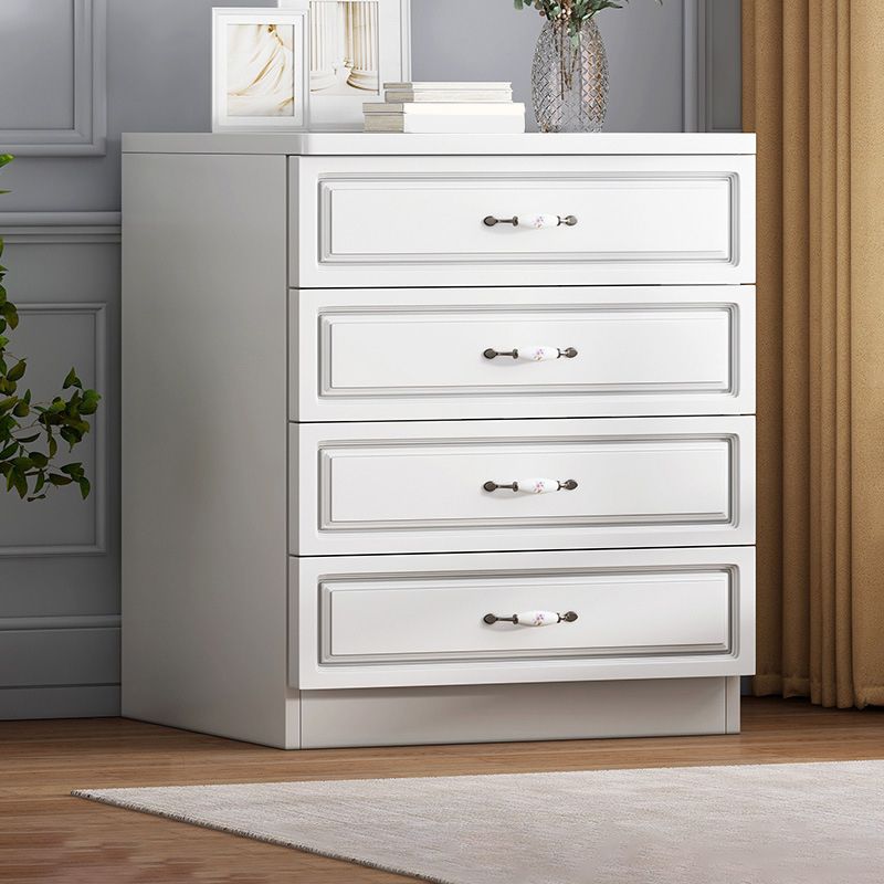 Contemporary Wood Accent Cabinet with Drawer Rectangle Accent Chest
