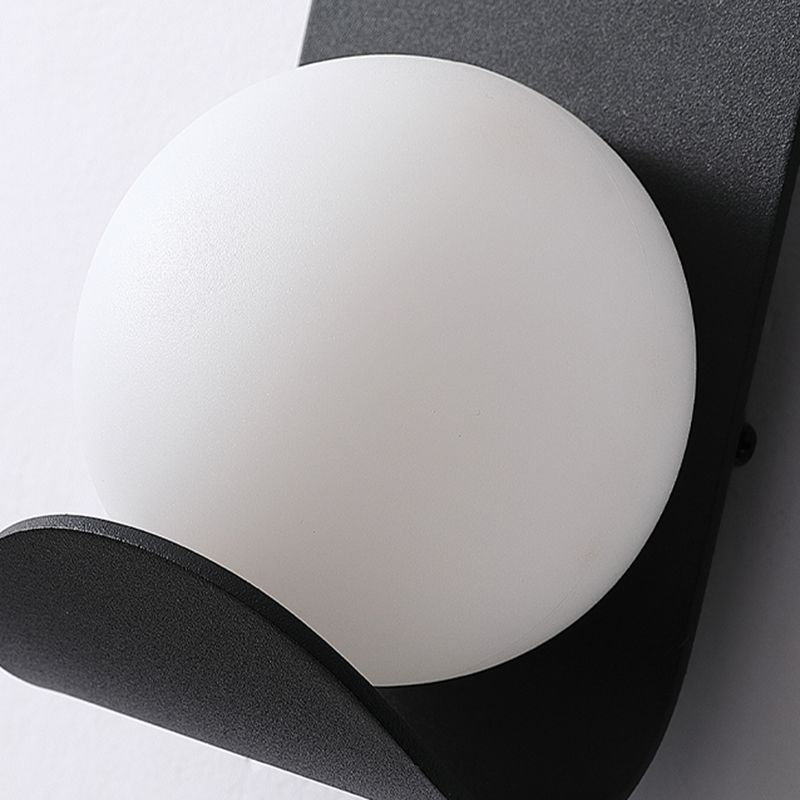 Modernist Wall Sconce Acrylic Shade Wall Light Fixture for Bedroom