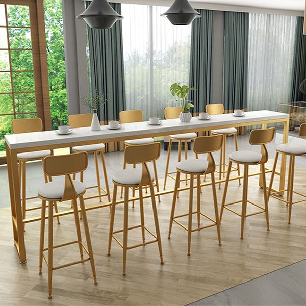 1/5/11 Pieces Bar Table Set Rectangular Bar Stool and Table Set