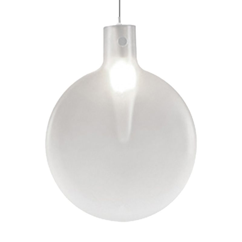 Bola de bola colgante de techo nórdico 1 marrón claro/verde/amarillo colgante de suspensión de vidrio para sala de estar