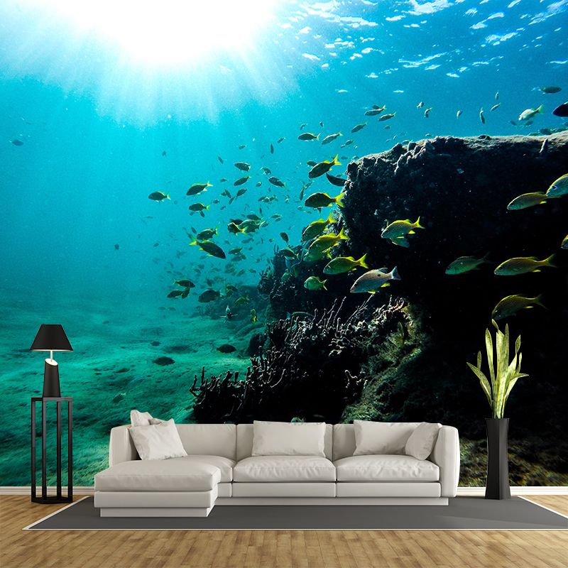 Photography Underwater Modern Decorative Wallpaper Living Room Wall Mural