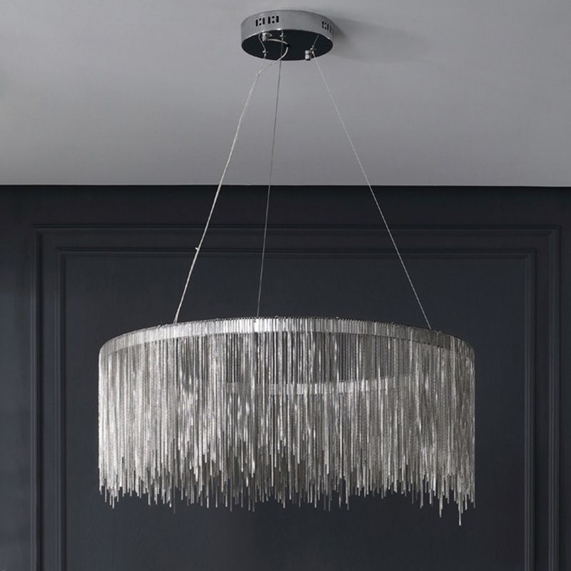 Postmodern Hanging Lights Metal Suspended Lighting Fixture for Living Room Dinning Room